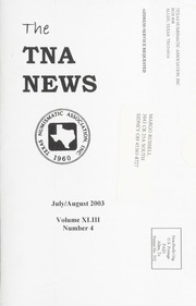 The TNA News: July/August 2003 Vol. XLIII No. 4