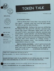 Token Talk: October 2003 Issue