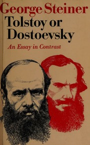 Cover of edition tolstoyordostoev0000stei_b6f1