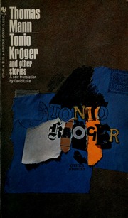 Cover of edition toniokrgerothe00mann