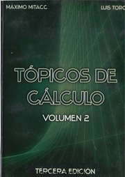 Tópicos De Cálculo Volumen II Maximo Mitacc