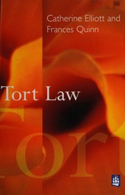 Cover of edition tortlaw0000elli_s4s0