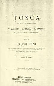 Cover of edition toscaoperainthre00pucc