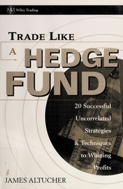 Trade Like A Hedge Fund PDF Free Download
