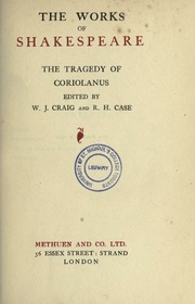 Cover of edition tragedyofcoriol00shakuoft