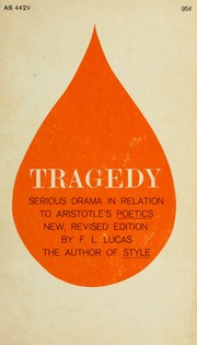 Cover of edition tragedyseriousd00luca