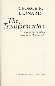 Cover of edition transformationgu00leonrich