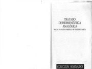 Tratado De Hermeneutica Analogica Beuchot