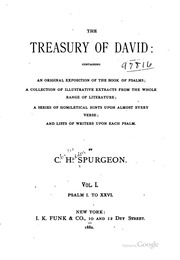 Cover of edition treasurydavidco08spurgoog