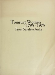 Treasury Women 1795-1975: From Sarah to Anita