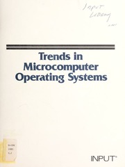 Trends in Microcomputer Operating Systems