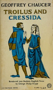Cover of edition troiluscriseyde00chau