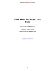 truth about shia ithna ashari faith