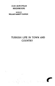 Cover of edition turkishlifeinto00garngoog