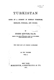 Cover of edition turkistannotesa00schugoog