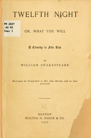 Cover of edition twelfthnight03shak