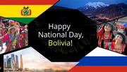 Russia 🇷🇺 - 🇧🇴We congratulate #Bolivia on #IndependenceDay! Felicitamos al pueblo bolivariano con motivo del Día De La Independencia que se celebra hoy el 6 de agosto. Deseamos la paz y la prosperidad a la Nación Bolivariana! #193AniversarioDeBolivia