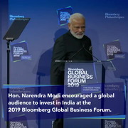 Mike Bloomberg - India’s economic growth is one of the great success stories of this century. PM @narendramodi joined me at #BloombergGBF to share his thoughts on how new partnerships like ours can help extend that growth into the future.