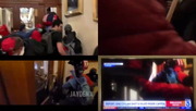 Bellingcat - Four synchronised videos showing different angles of the shooting of Ashli Babbit in the Capitol building (Graphic).