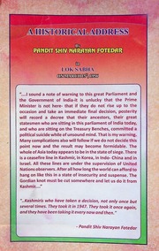 A Historical Address By Pandit Shiv Narayan Foteda...