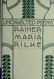 Cover of edition uncollectedpoems00rilk