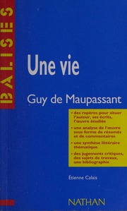 Cover of edition unevieguydemaupa0000cala