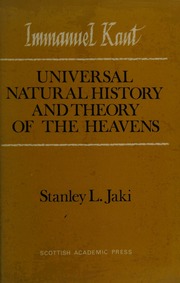 Cover of edition universalnatural0000kant_d0z6