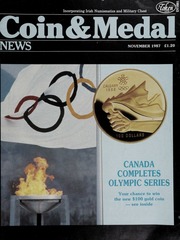 Coin & Medal News: Vol. 24 No. 11, November 1987