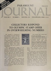 The Paramount Journal: Vol. 5 Issue 1, Winter 1978