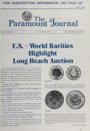 The Paramount Journal: Vol. 3 Issue 2, July/August 1975