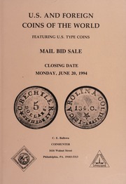 U.S. and Foreign Coins of the World