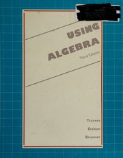 Cover of edition usingalgebra0000trav