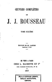 Cover of edition uvrescompltesde03rousgoog