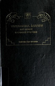 Cover of edition vaisnavismsaivis0000bhan