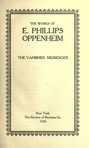 Cover of edition vanishedmessenge00oppeiala