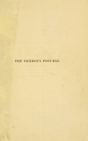 Cover of edition viceroyspostbagc00macd