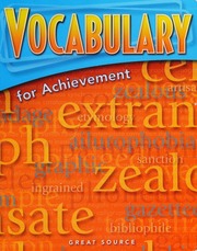 Cover of edition vocabularyforach0000rich_f8h7