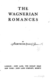 Cover of edition wagnerianromanc00unkngoog