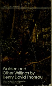 Cover of edition waldenotherwriti00thor_0