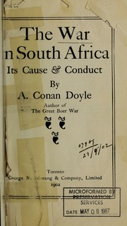 Cover of edition warinsouthafrica00doyl