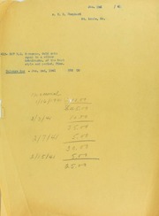 W.B. Shephard Invoices from B.G. Johnson, January 2, 1941