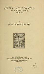 Cover of edition weekonconcordmer1896thor
