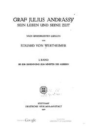 Graf Julius Andrassy v 1