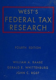 Cover of edition westsfederaltaxr0000raab
