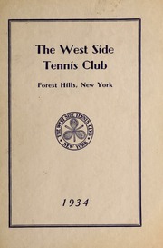 The
    West Side Tennis Club