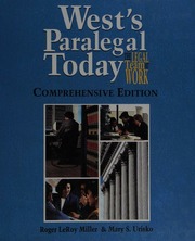 Cover of edition westsparalegalto0000mill_r7k6