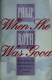 Cover of edition whenshewasgood00roth_0