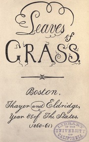 Cover of edition whitleavesofgrass00whitrich