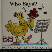 Cover of edition whosays0000hall
