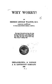 Cover of edition whyworry00waltgoog